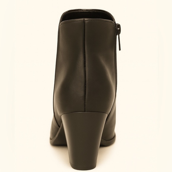 Style & Co Black Heeled Ankle Boots | Women’s 10.5M | Zip Closure | Classic - Picture 5 of 5